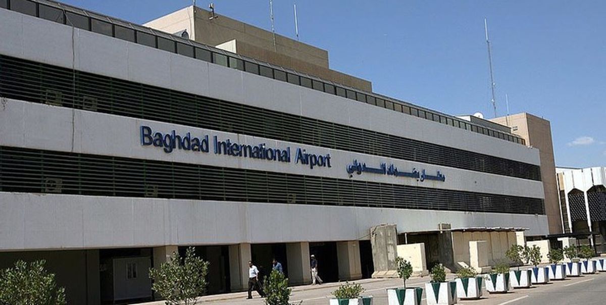 توقف موقت فعالیت فرودگاه بین‌المللی بغداد