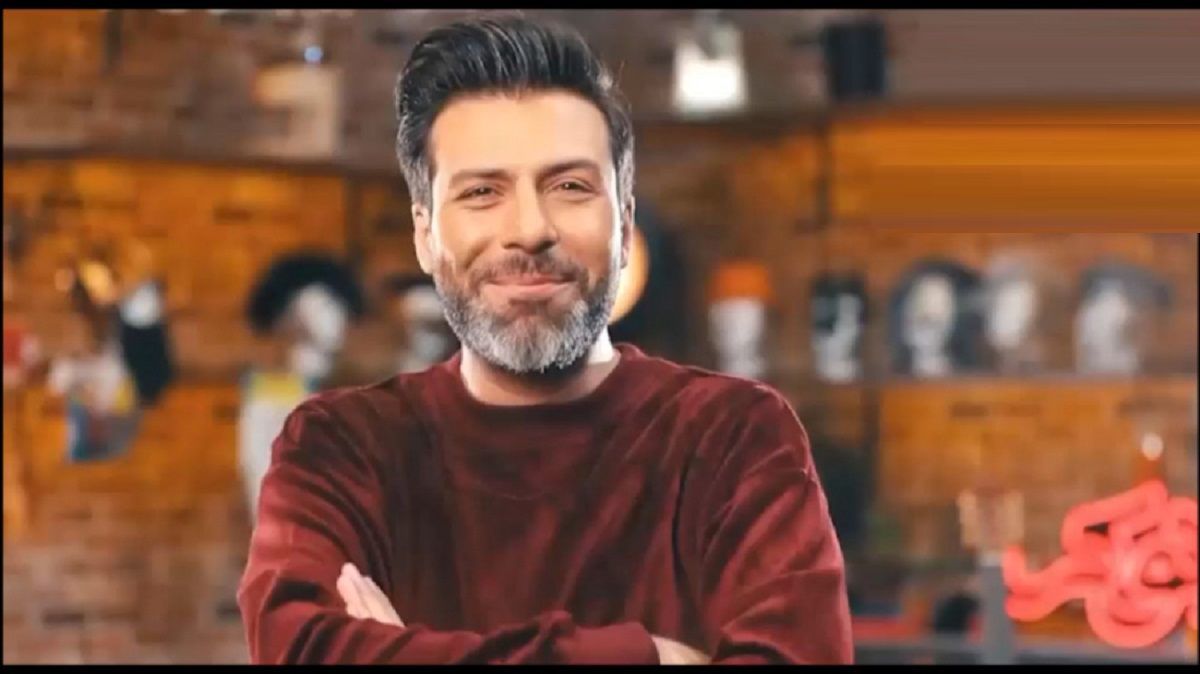 شلوار متفاوت مجید واشقانی در سلفی یادگاری با سپند امیرسلیمانی