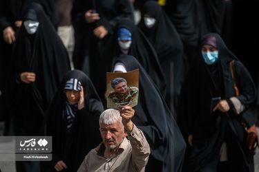 مراسم تشییع پیکر شهید صیاد خدایی/گزارش تصویری