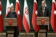 ترکی صحبت کردن روحانی در دیدار با اردوغان+فیلم 