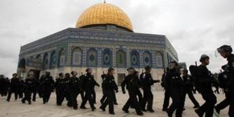 حمله نظامیان رژیم صهیونیستی به نمازگزاران فلسطینی
