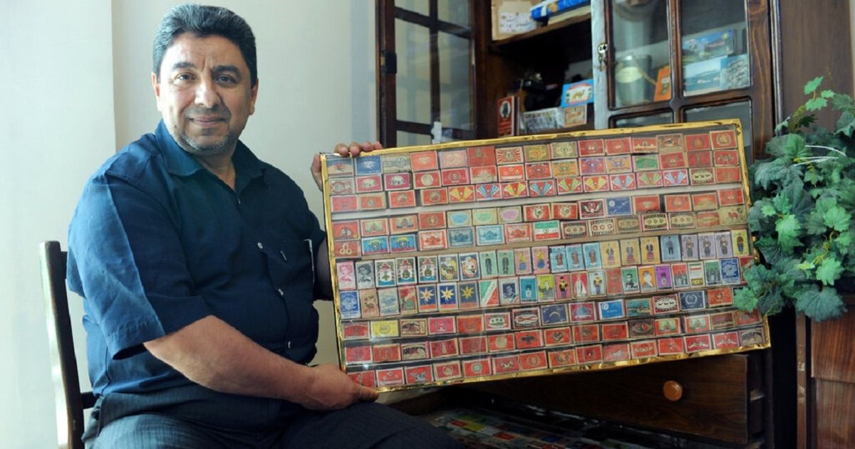 گفتگو با مجموعه‌دار قوطی کبریت های زیبا+تصاویر