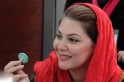 حضور خانم بازیگر در اکران خصوصی 