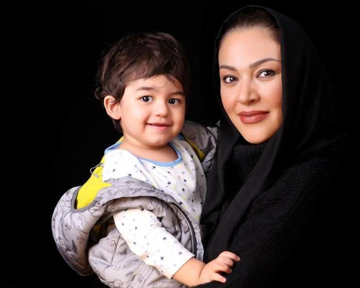 جشن تولد زیبا بروفه در کنار پسرش /عکس