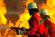 انبار پلاستیک در آتش سوخت
