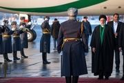 استقبال از «رئیس جمهور» در فرودگاه مسکو