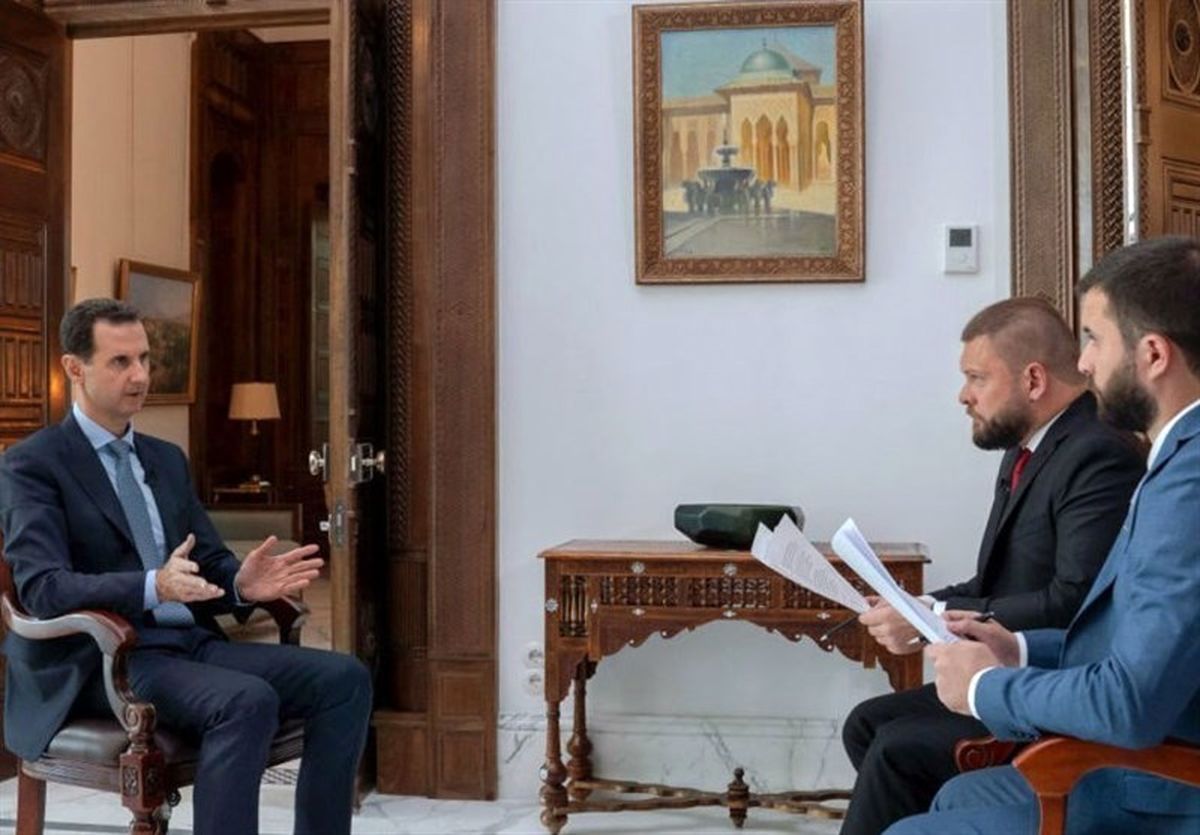 اسد: داعش با اراده آمریکا وارد سوریه شد‎