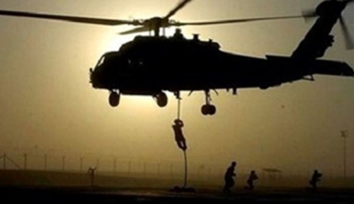 هلی برن دروغ آمریکا درحومه حلب