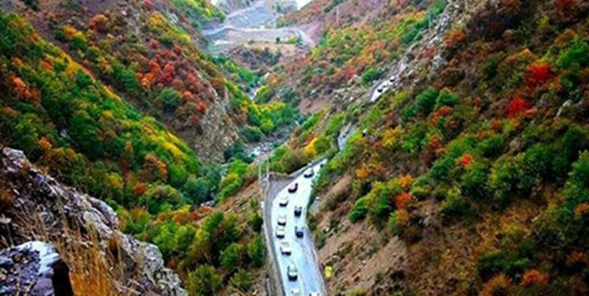  بسته شدن جاده چالوس به روی مسافران 