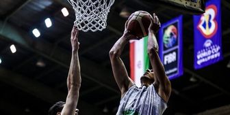 عارف غلامی و هوتن شکیبا، مهمان فینال لیگ بسکتبال+ عکس