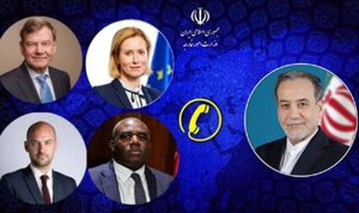 
رایزنی عراقچی با وزرای خارجه سه کشور اروپایی
