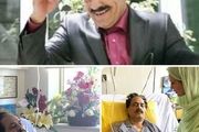 دعای آقای مجری برای سلامتی «بهروز مقدم»/ عکس
