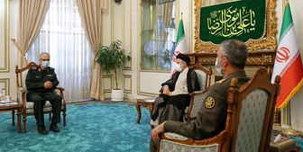 دیدار رئیس ستاد کل نیروهای مسلح با آیت‌‎الله رئیسی