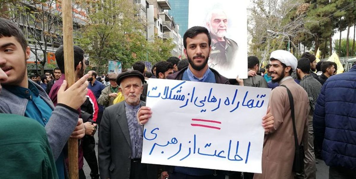 اقدام مهدی ترابی در راهپیمایی 13 آبان تکثیر شد