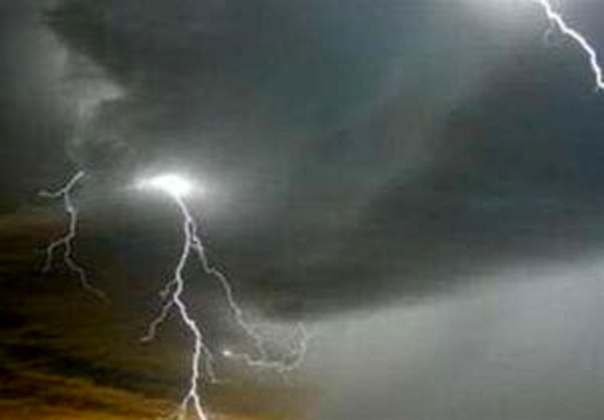 صاعقه جان یک نفر را گرفت