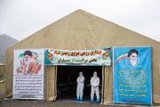 بازدید لاریجانی از بیمارستان صحرایی سپاه/ گزارش تصویری