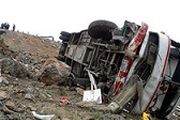 واژگونی مرگبار اتوبوس در جنوب پایتخت
