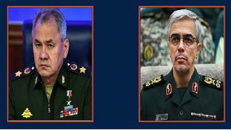 گفت‌وگوی سرلشکر باقری با وزیر دفاع روسیه درباره همکاری‌های دفاعی