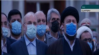 تجدید میثاق اعضای هیئت رئیسه مجلس با آرمانهای امام(ره) 