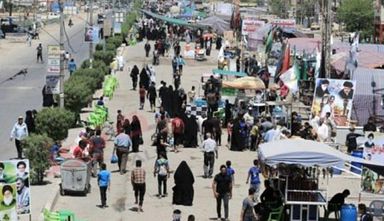 حرکت زائران به سوی کاظمین