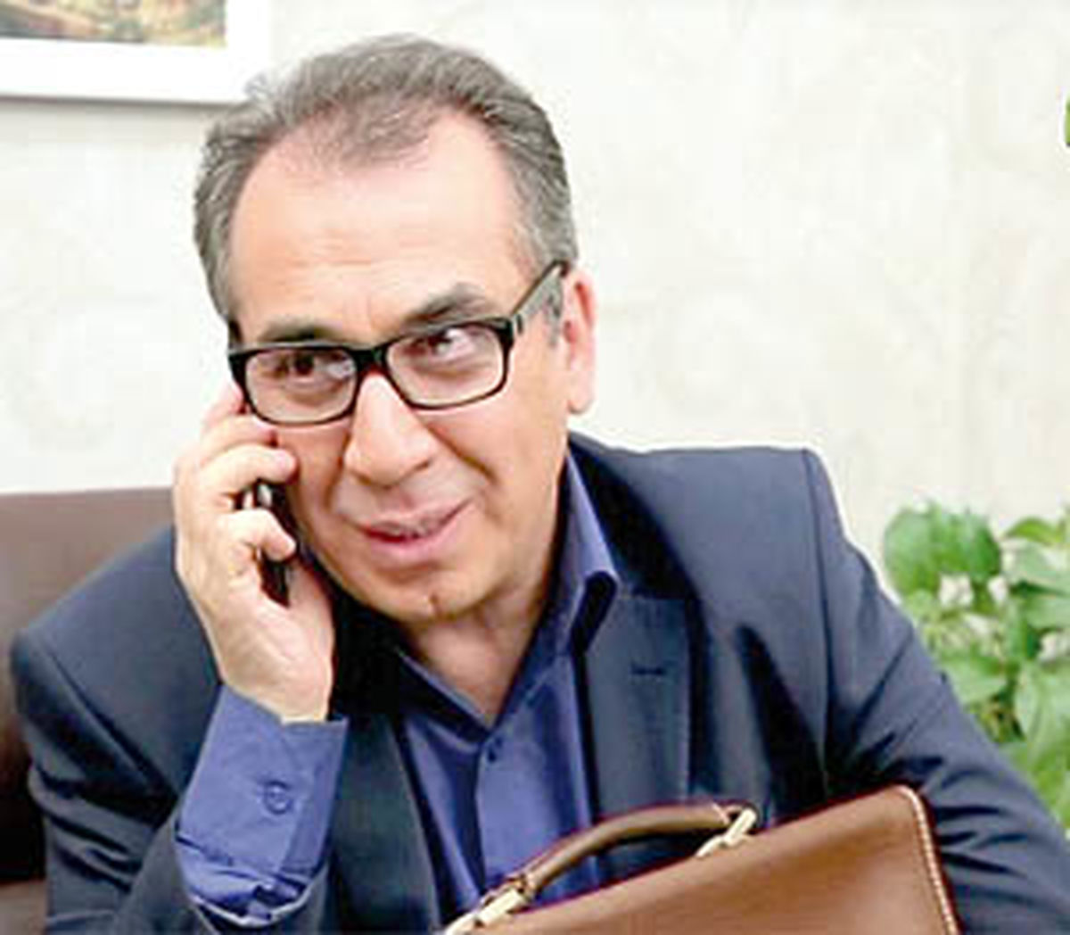 «سیامک انصاری» و «مهران مدیری» در بهشت زهرا/ عکس