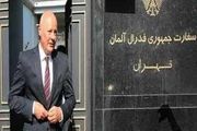 سفیر آلمان سوار بر نیسان از پایان ماموریتش در تهران خبر داد