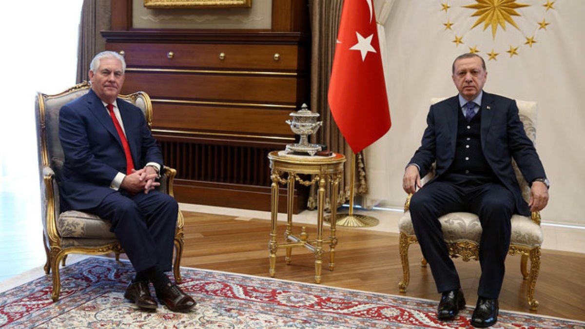 آمریکا: تیلرسون و اردوغان گفتگوی سازنده‌ای داشتند