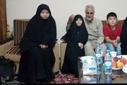 هدیه سردار سلیمانی به فرزند شهید مدافع حرم