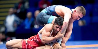 مدال برنز قیاسی در کشتی آزاد قهرمانی آسیا