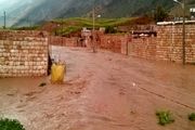 وقوع سیل در بخش طرهان شهرستان کوهدشت
