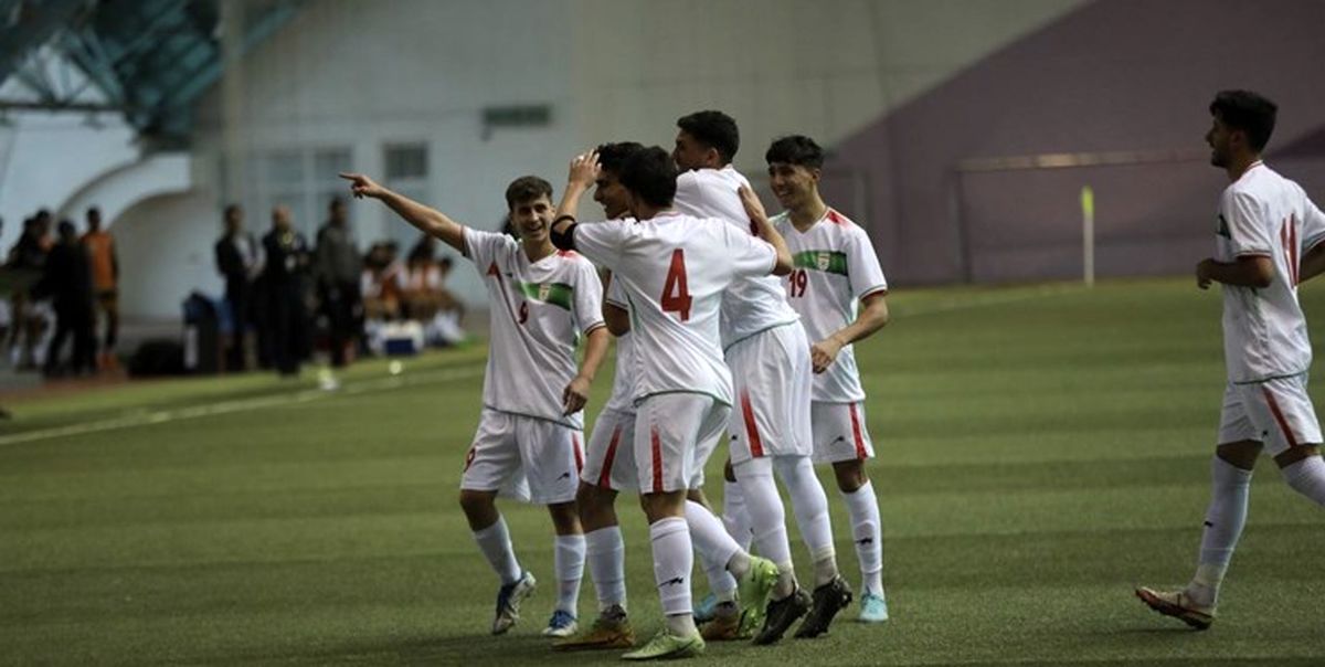 برد 4گله تیم نوجوانان ایران مقابل بلاروس