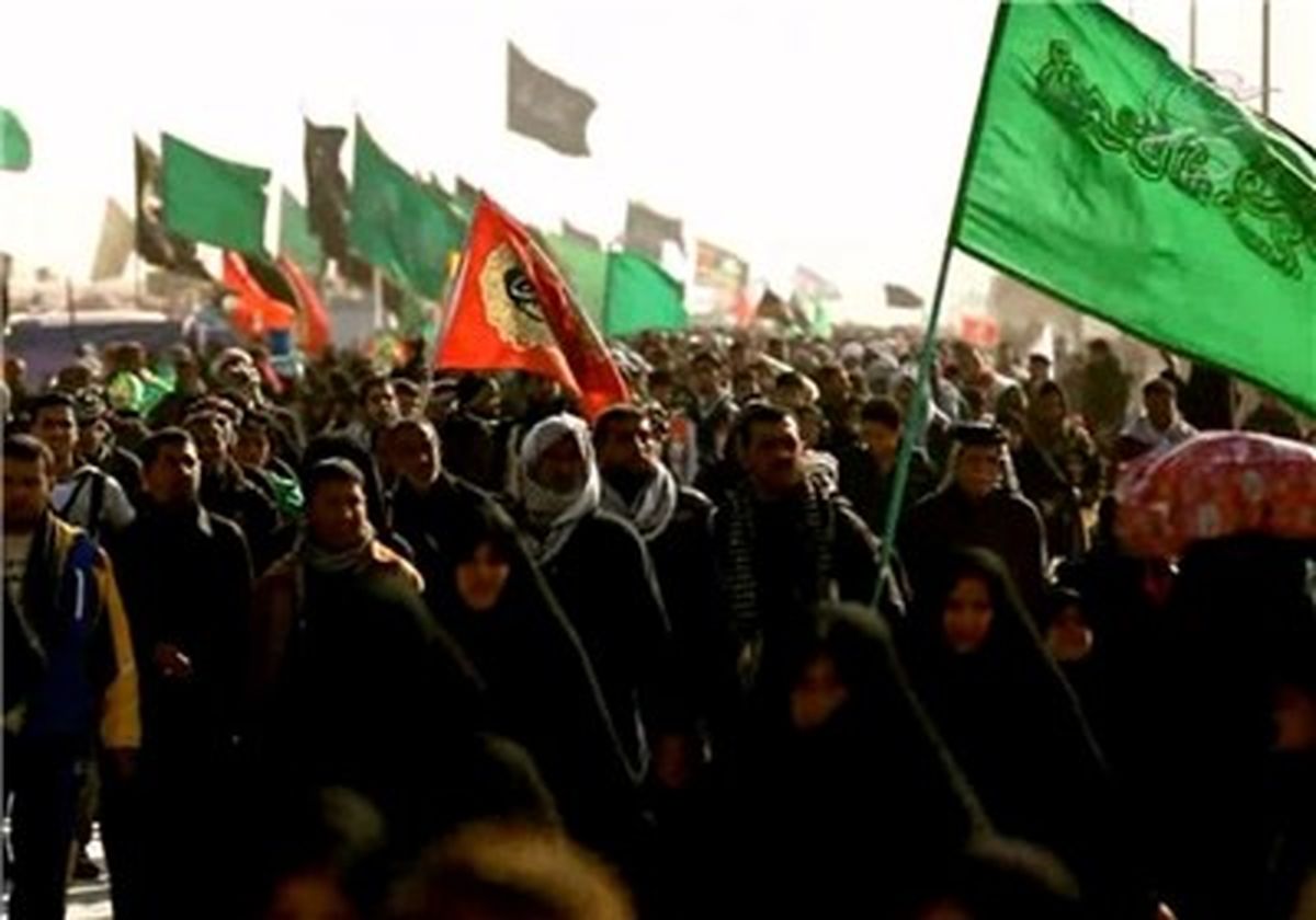 تظاهرات ضدآمریکایی در راهپیمایی اربعین