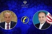 گفتگوی تلفنی عراقچی و رئیس پارلمان لبنان