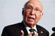 سرتاج عزیز: بندرگوادر را به چابهار وصل می‌کنیم