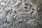 رونمایی از تابلوی سنگی ضامن آهو