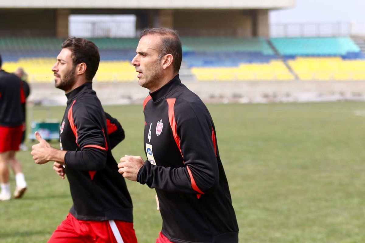 آمادگی سید جلال در تمرینات پرسپولیس/ عکس