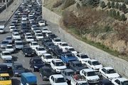ترافیک سنگین در جاده هراز/ عکس
