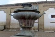 ساخت یکی از بزرگترین سماورهای سنگی جهان در چناران
