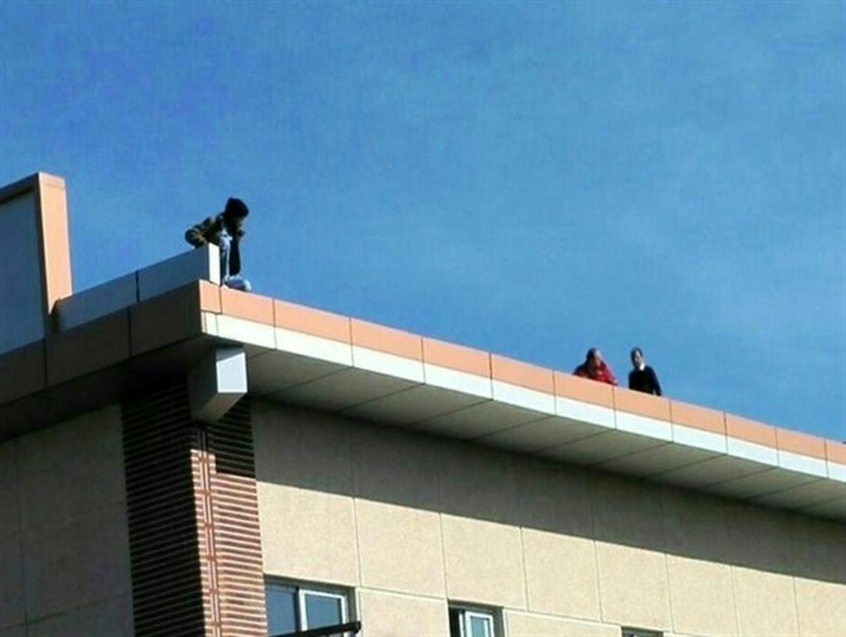 نجات جان جوان آملی در هنگام خودکشی +عکس
