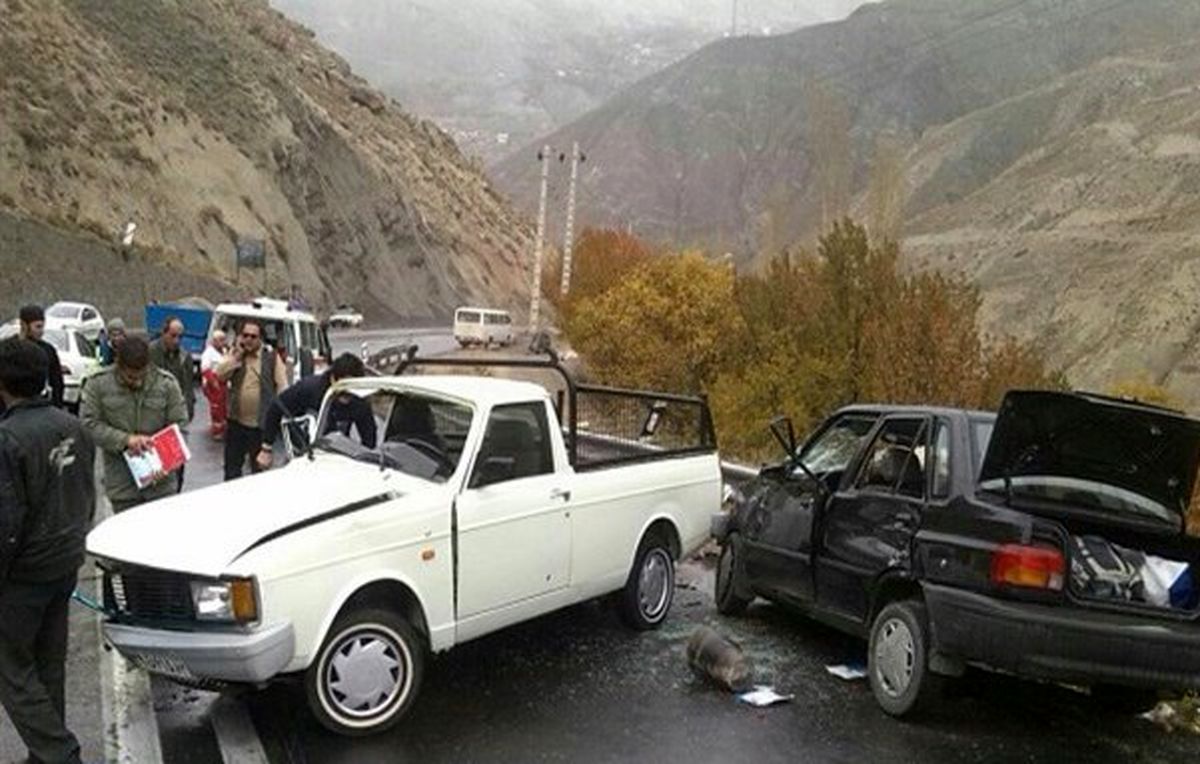 تصادف پراید و پیکان وانت 6 کشته و مصدوم برجا گذاشت