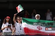 تصاویر حضور پرشور هواداران ایرانی در ورزشگاه سوفای