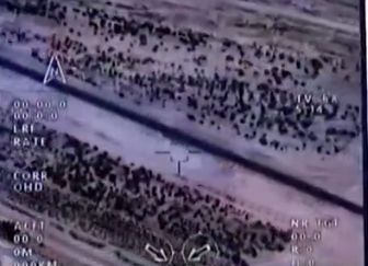 تصاویری از جریمه خودروها با پهپاد در نوروز