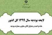 متن مصوبه کمیسیون تلفیق لایحه بودجه سال 99