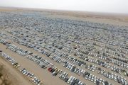 تنها خودروی مانده در پارکینگ مرزی اربعین/ عکس