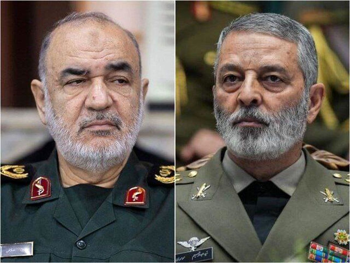  پیام مهم فرمانده سپاه به فرمانده کل ارتش درباره حمله اسرائیل 