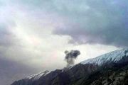 بارش شدید باران در منطقه سقوط هواپیمای ترکی