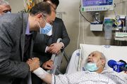 عیادت از محمد کاسبی بازیگر پیشکسوت سینما و تلویزیون +تصاویر