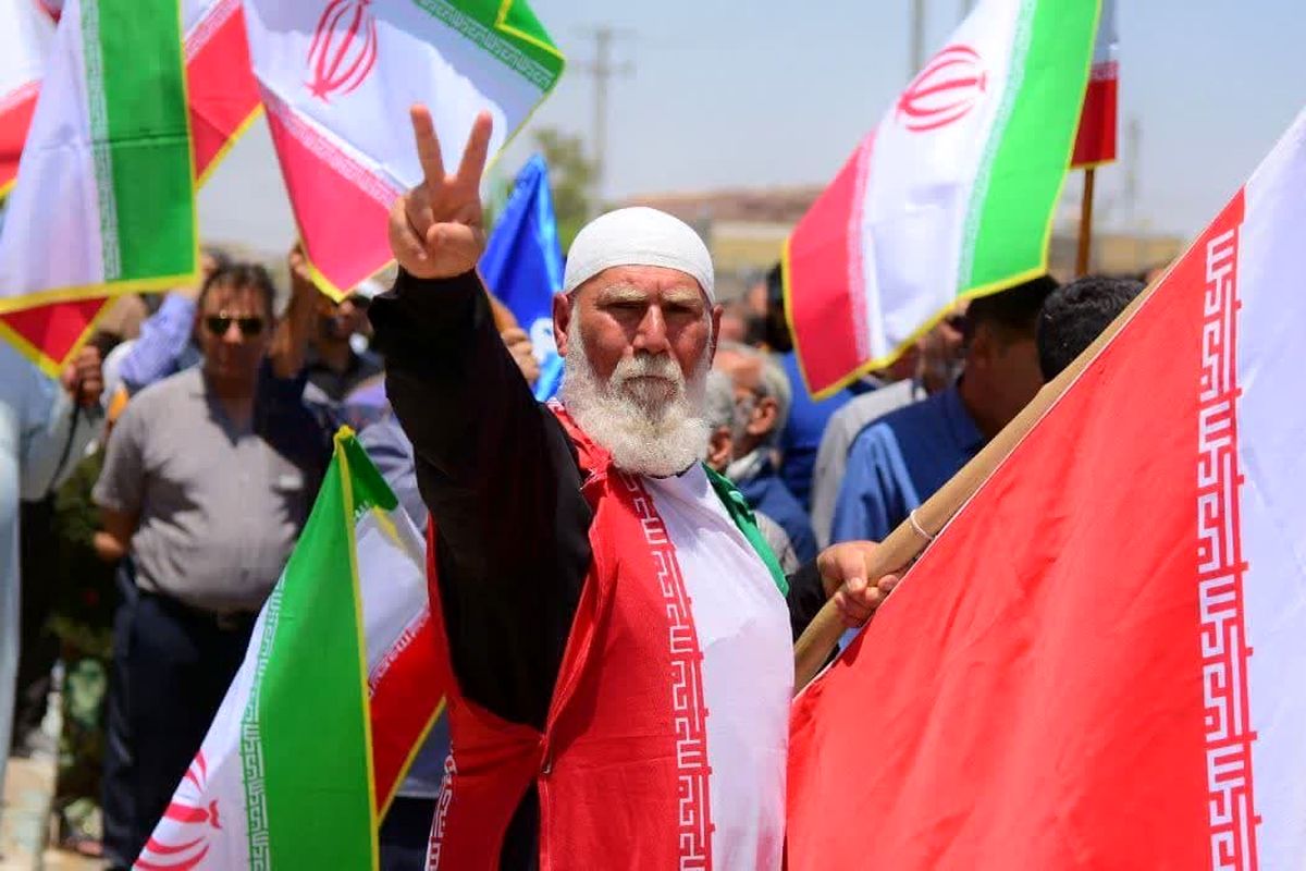 فریاد خشم آبادانی‌ها علیه رژیم صهیونیستی 