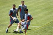 کُری‌خوانی پرسپولیسی ها در تمرین