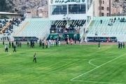 فیلم حمله طرفداران داماش به داور بازی با خیبر خرم آباد